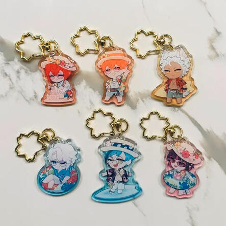 TWST: Stitch's Tropical Turbulence Acrylic Charms