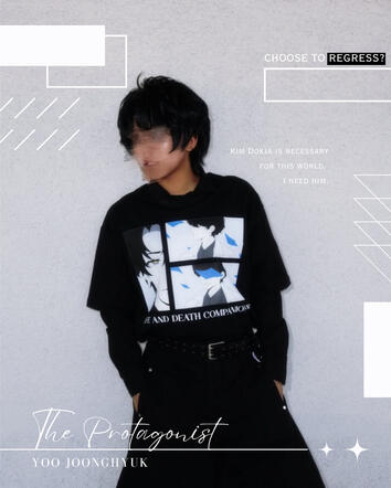 Life And Death Companion T-Shirt (Modeled)